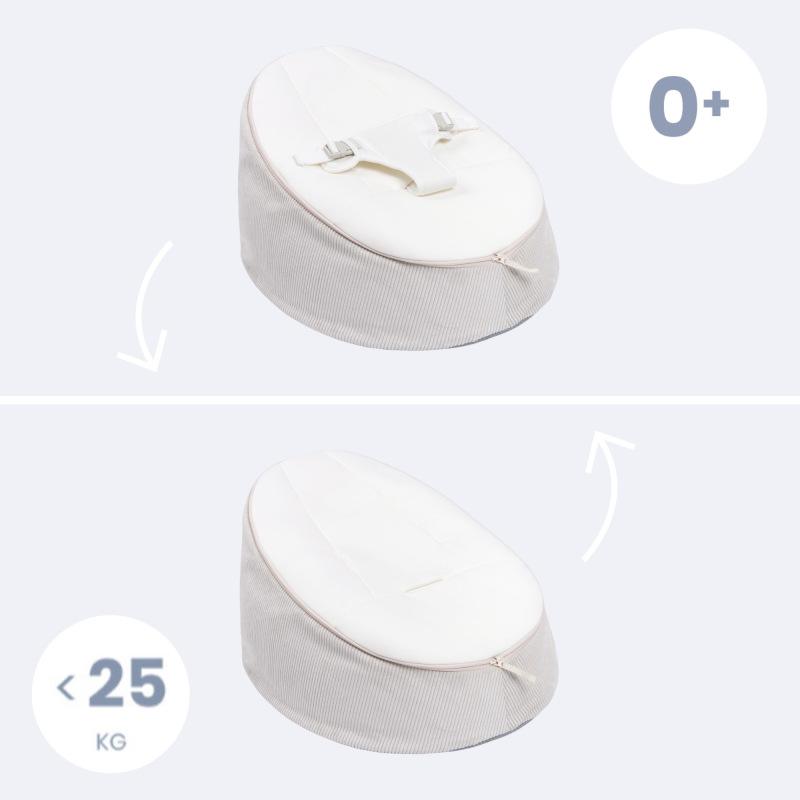 Doomoo Seat & Grow rastúcí sedacie vak, Sand 4