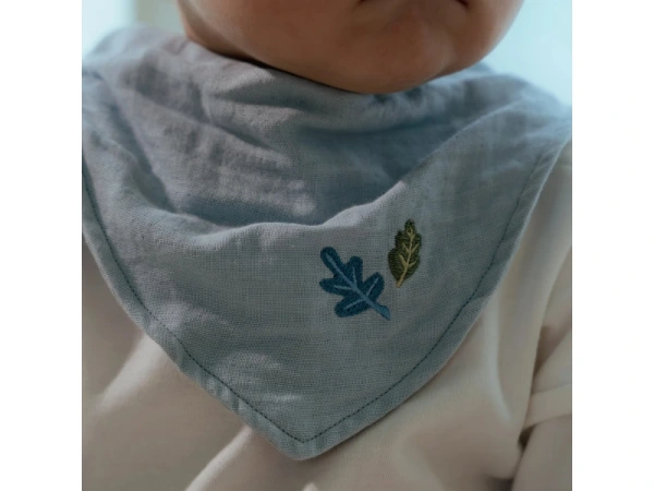 Podbradník bandana 2 ks Pure Denim Blue 2