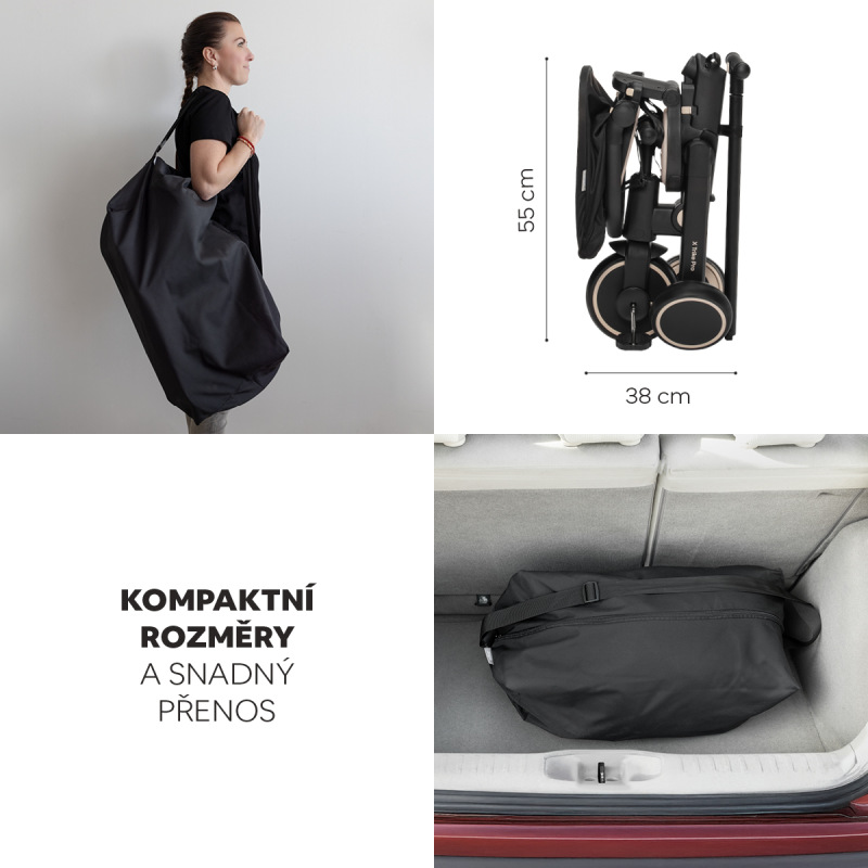 Trojkolka X Trike Pro, Ivory Beige 6