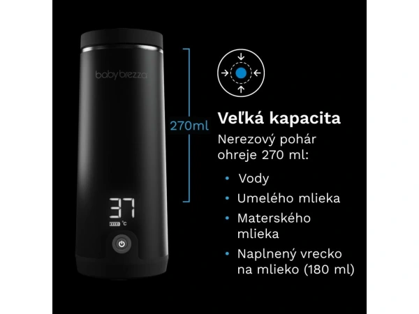 Baby Brezza SuperFast Portable Warmer ohrievač mlieka a vody 3