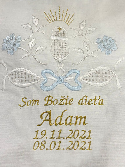 Košieľka na krst ISKERNÍK 5