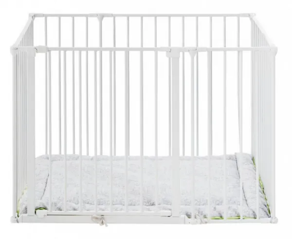 BABYDAN Ohrádka Square Playpen s matracom, farba biela