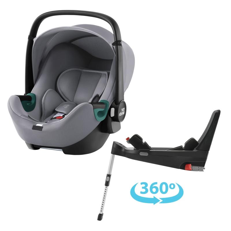 Autosedačka Baby-Safe 3 i-Size Flex Base 5Z Bundle, Frost Grey