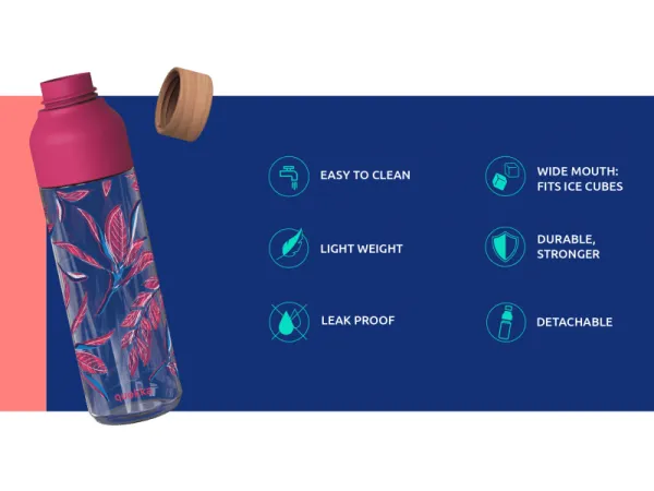 Plastová fľaša Ice Blooms 570 ml Quokka 3