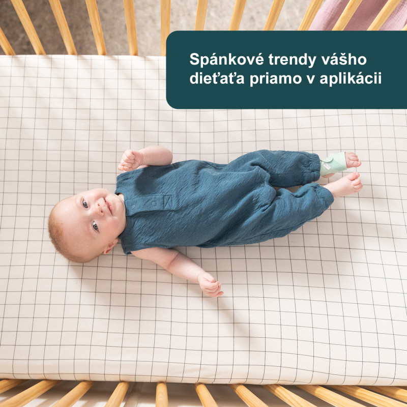 OWLET DREAM SOCK - BEDTIME BLUE inteligentná ponožka 4
