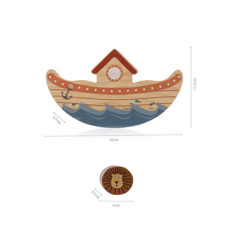 Dřevěná balanční hra archa, Wood 3