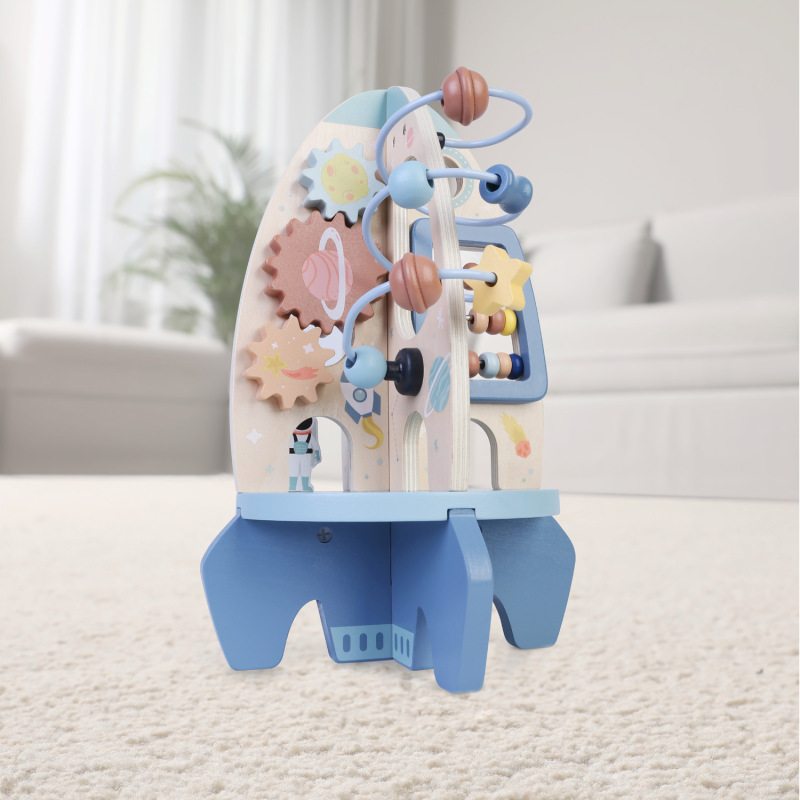 Dřevěná aktivity raketa 4