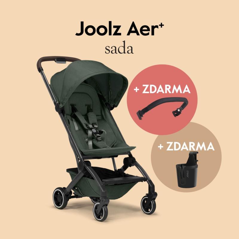 Joolz AER+ | Forest green l SET s madlom a držiakom na nápoj