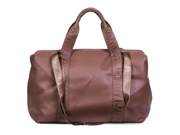 Prebaľovacia taška Mommy Bag Signature Vegan Leather Dark Brown 2