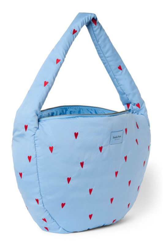 STUDIO NOOS - Puffy Cross Body Bag | Light Blue Hearts 2