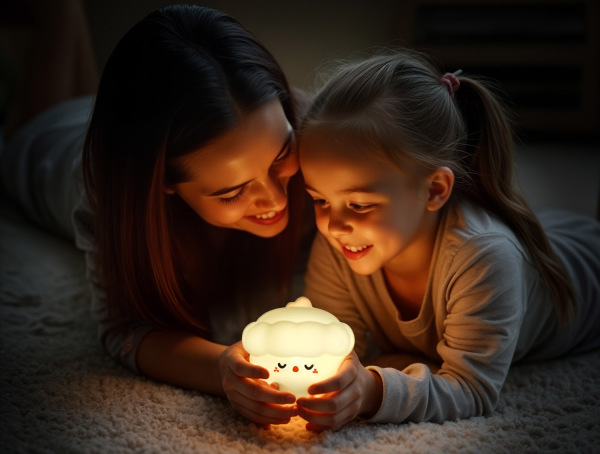 Silikónová nočná LED lampa veľkosť M, Muffin 5