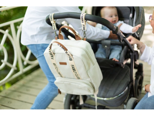 Prebaľovací batoh Family Club Off White 15