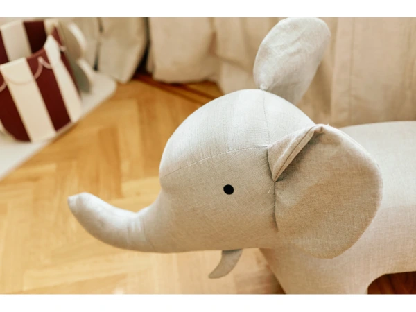 Slon textilný stojaci Grey 7