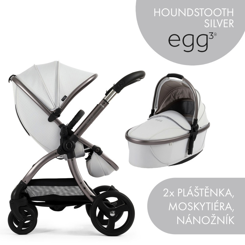 BabyStyle Egg3 set 2 v 1 - Houndstooth Silver 2025 - Special Edition