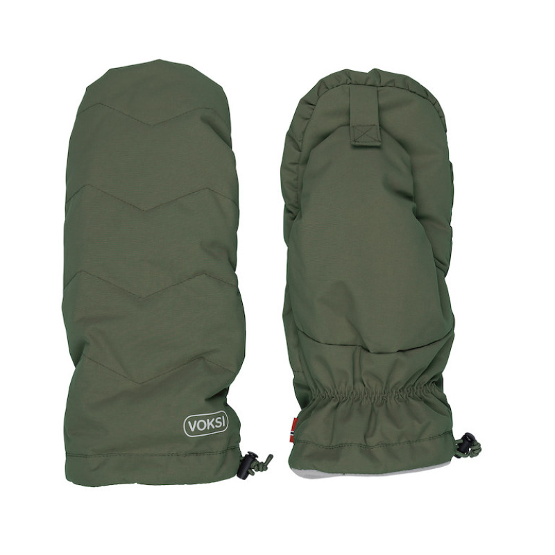 Voksi Stroller Mitten thyme green light grey