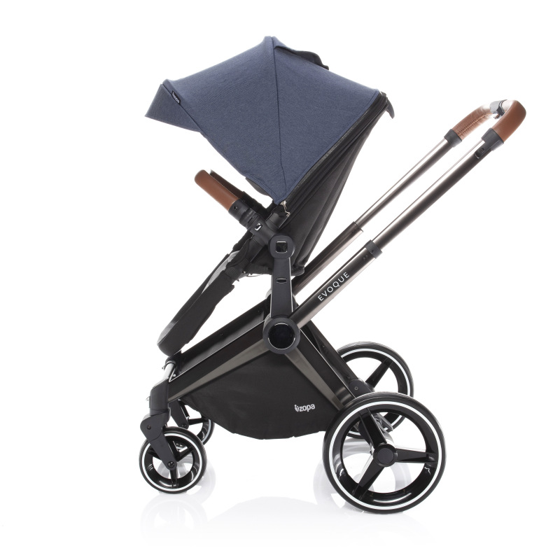 SET Podvozek Evoque + Farebný set ku kočárku Evoque, S/BR_Jeans 3