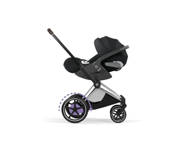 Cybex e-Priam Style podvozok 2026 - Chrome Brown 3