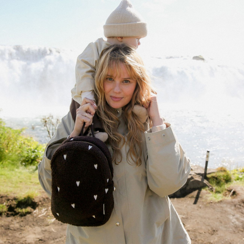 STUDIO NOOS - Teddy Mini BACKPACK - batôžtek | Chocolate Hearts 8