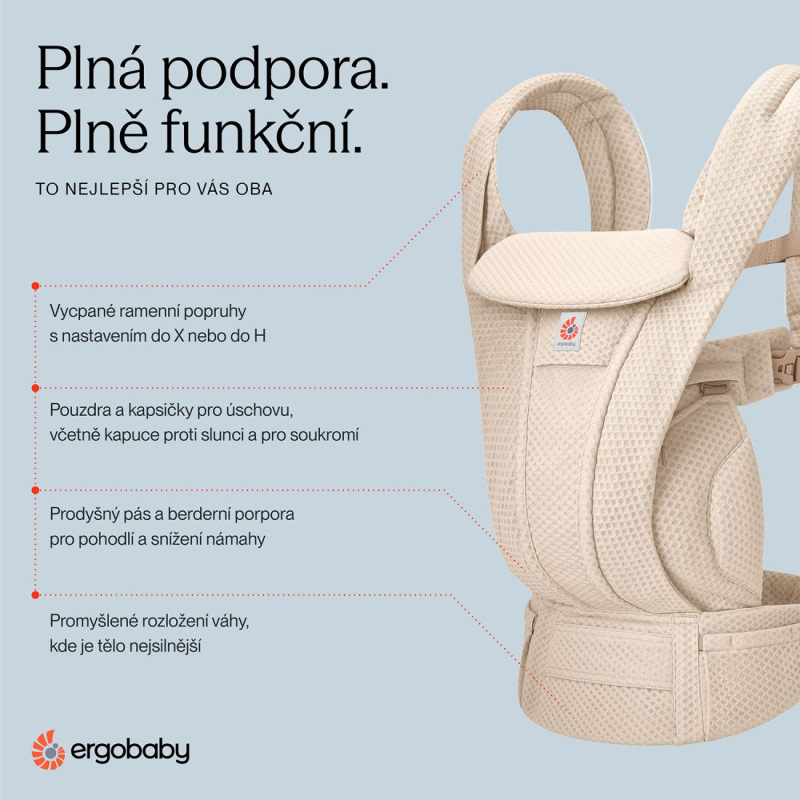 ERGOBABY | OMNI DELUXE Coton - Natural Beige 6