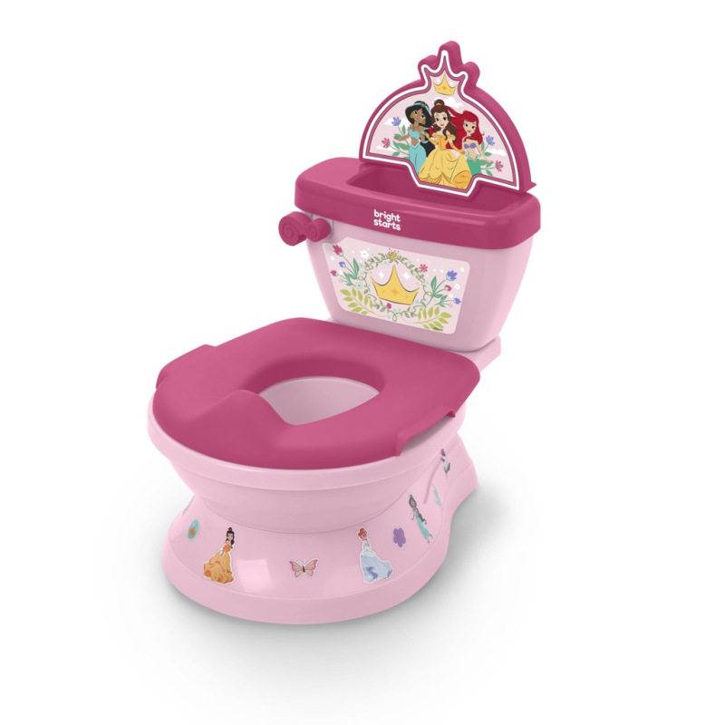BRIGHT STARTS Detská toaleta so zvukom Disney Princess My Size Potty 18m+, do 23kg