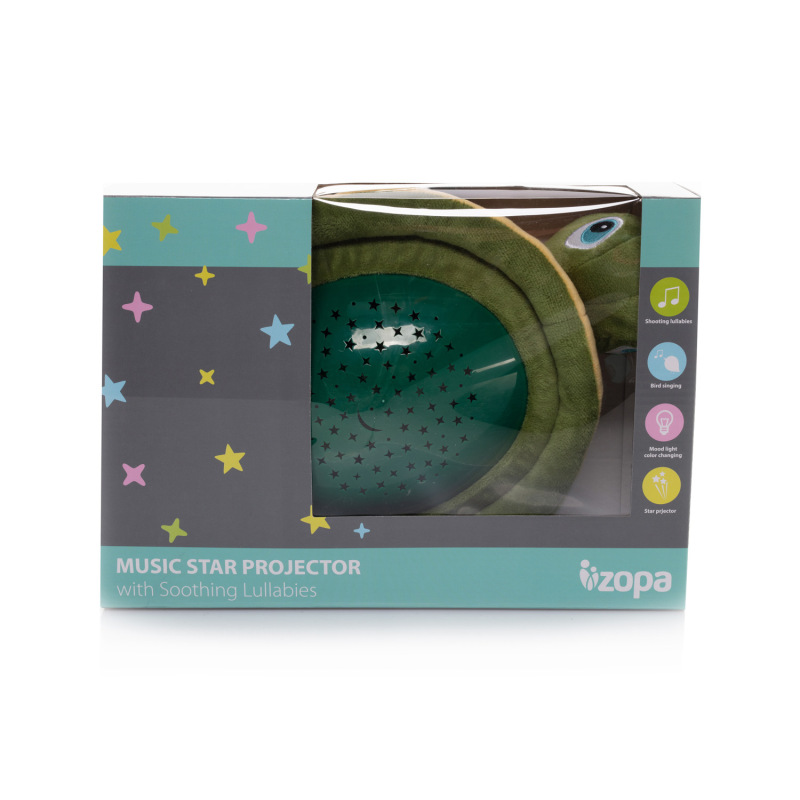 Plyšová hračka s projektorom Korytnačka, Green 1