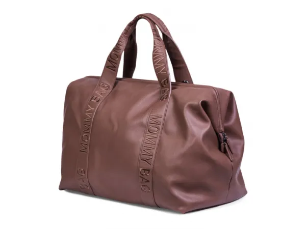 Prebaľovacia taška Mommy Bag Signature Vegan Leather Dark Brown 3