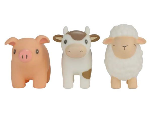 Hračky do vody zvieratká 3 ks Farma