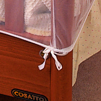 Sieť proti hmyzu na postieľku 135x67x67cm, White 1