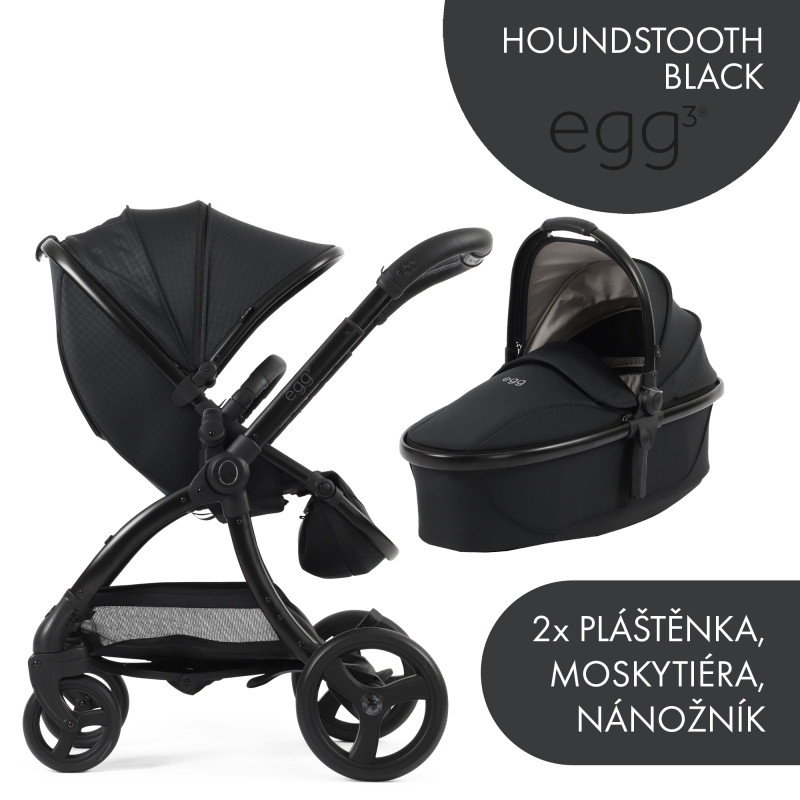 BabyStyle Egg3 set 2 v 1 - Houndstooth Black 2025 - Special Edition