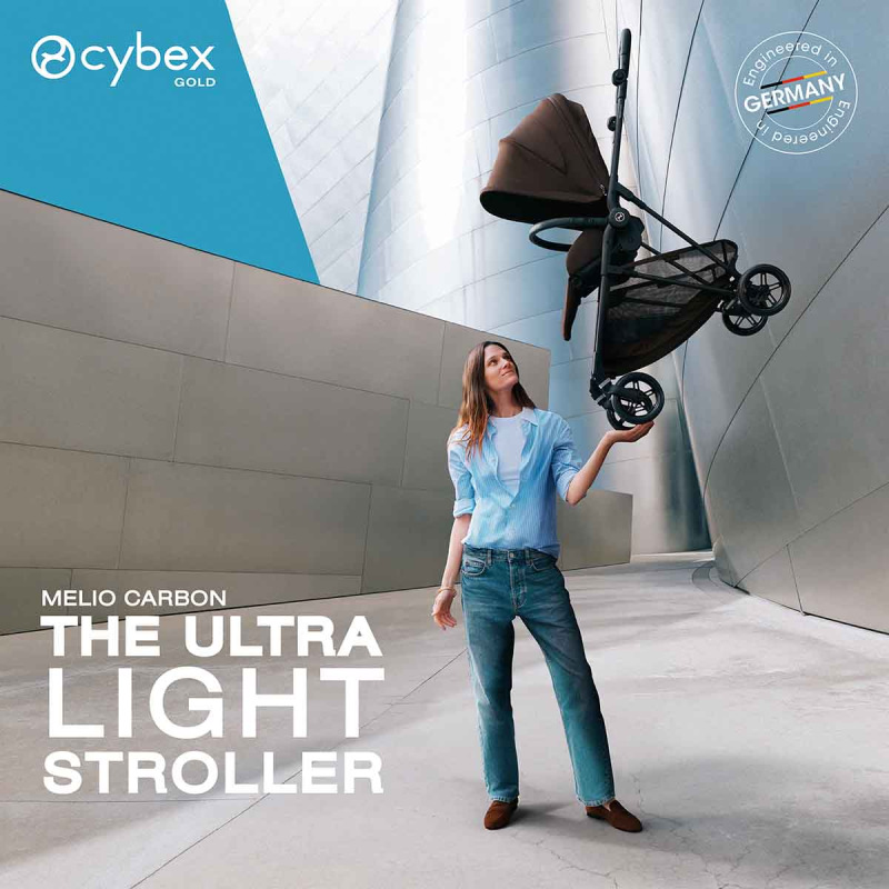 Cybex Melio Carbon 2026 - DUNE GREY, ľahká bugina 1