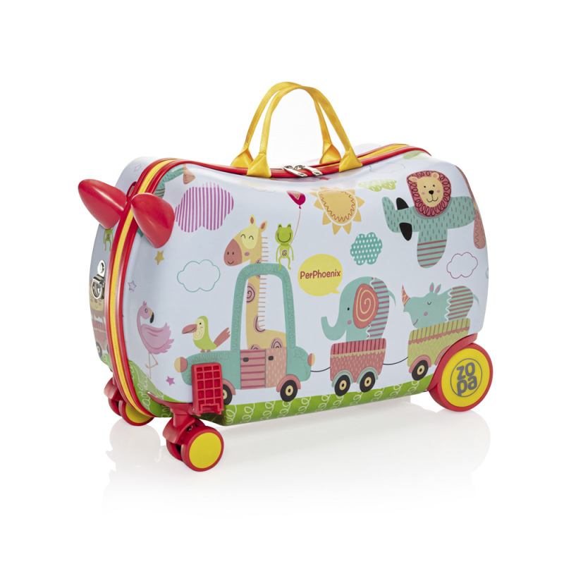Detský kufrík na kolieskach Pack&Ride, Safari