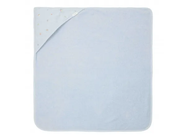 Osuška s kapucňou 75x75 cm Forest Friends Blue 1