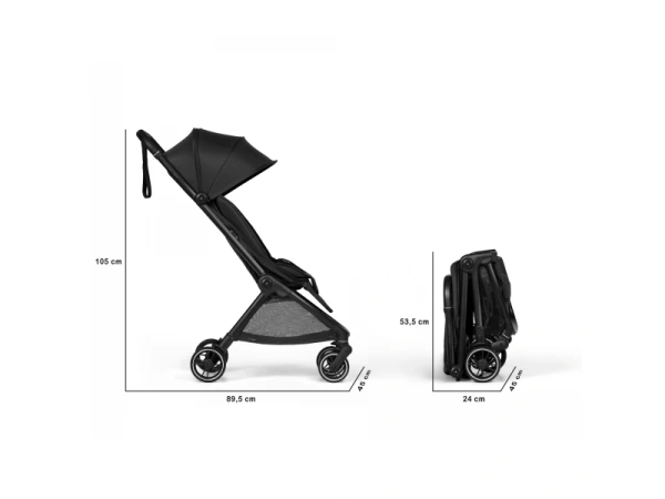 Connect Mini kočík Black 8