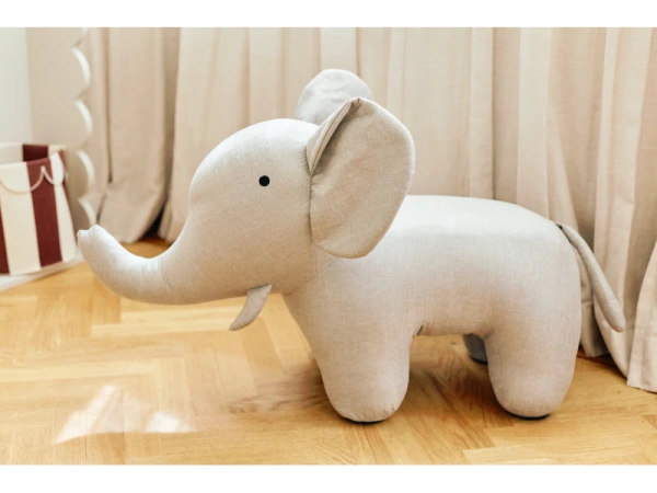 Slon textilný stojaci Grey 5