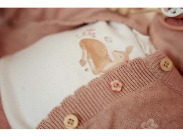 Kardigan pletený Fairy Pink veľ. 68 2