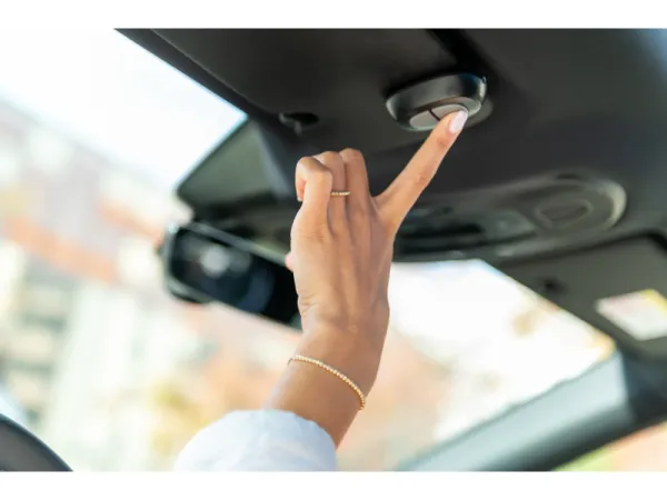 Spätné zrkadlo do auta s LED svetlom 5