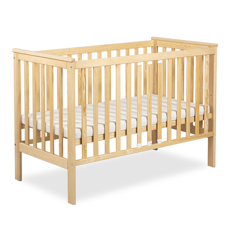 KLUPS Posteľ s madlom IWON borovica 120x60