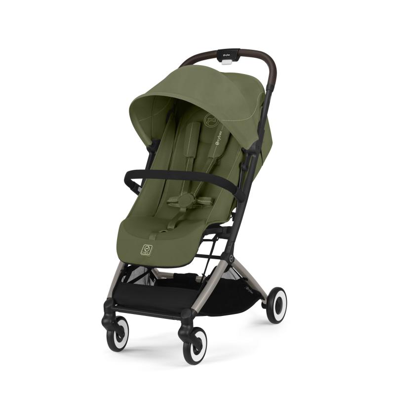 Kočík do lietadla Cybex Orfeo 2025 Moos Green, Taupe frame 5