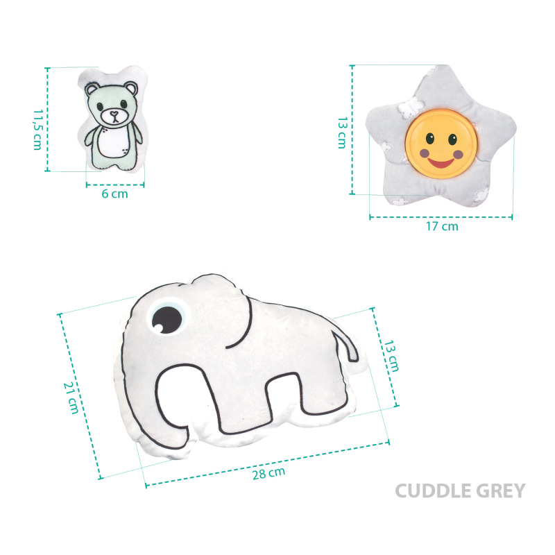 Hracia deka comfort, Cuddle Grey 4