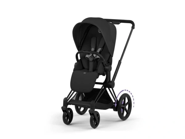 Cybex e-Priam Comfort 2026 rám Matt Black - Sepia Black 3