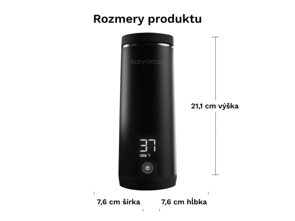 Baby Brezza SuperFast Portable Warmer ohrievač mlieka a vody 8