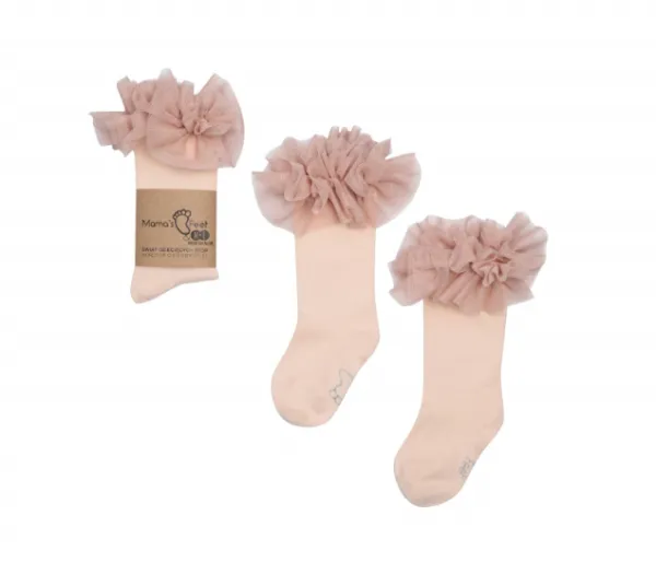 Mama's Feet Podkolienky Tutu ružové, rôzne veľkosti