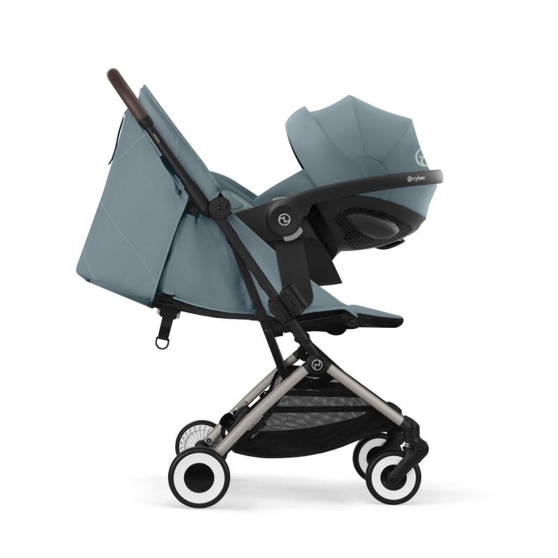 Kočík do lietadla Cybex Orfeo 2025 Stormy Blue, Taupe frame 3