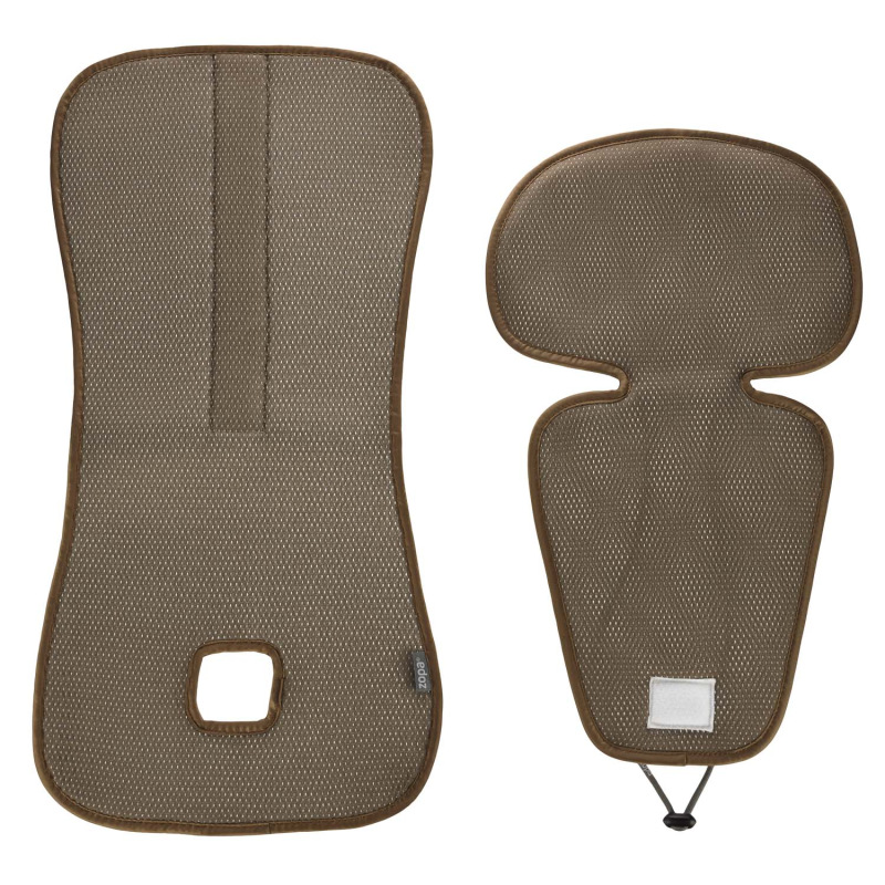 Priedušná podložka do autosedačky Breeze sk. 2/3, Toffee Brown 9