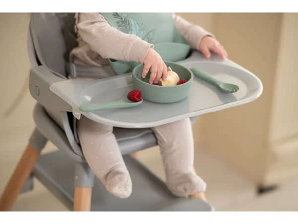 Príbor 2-dielny Platinum Silicone Sage 3