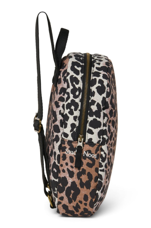 STUDIO NOOS - Soft - Mekký Bavlněný Mini BACKPACK | Hazel Leopard 4