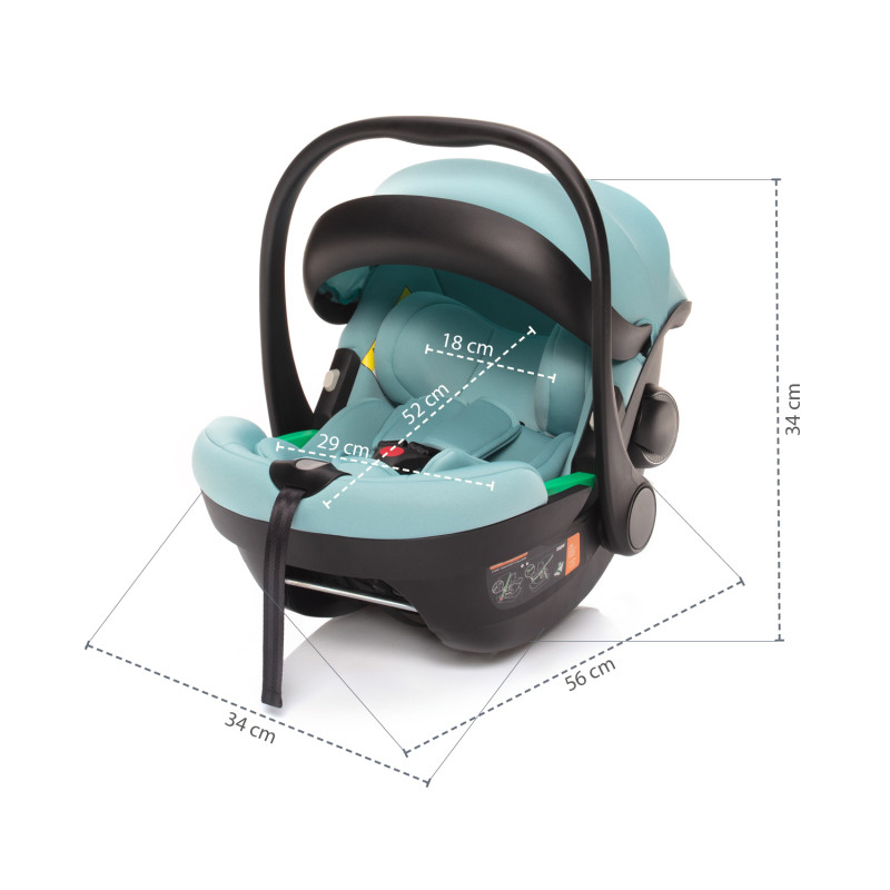 Set kočík Move Cross 5 + hlboká korba Move XL 5 + autosedačka XM podľa vlastného výberu + báza, Toff 19