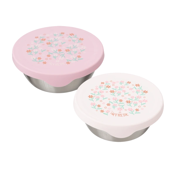 FRESK Súprava snack boxov 2ks Garden Flowers