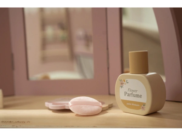 Toaletní stolek s židličkou dřevěný Pink 10