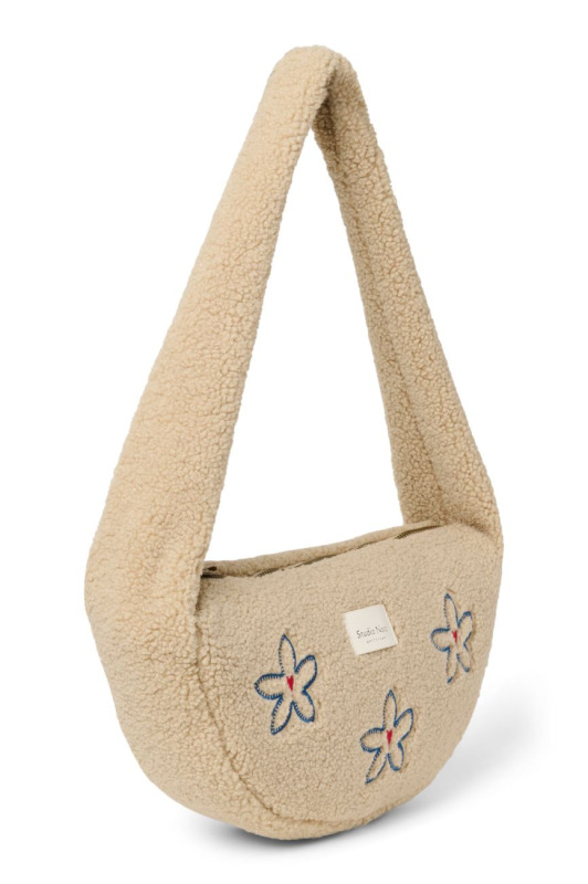 STUDIO NOOS - Teddy Mini Cross Body Kabelka | Ecru Flower Heart 2